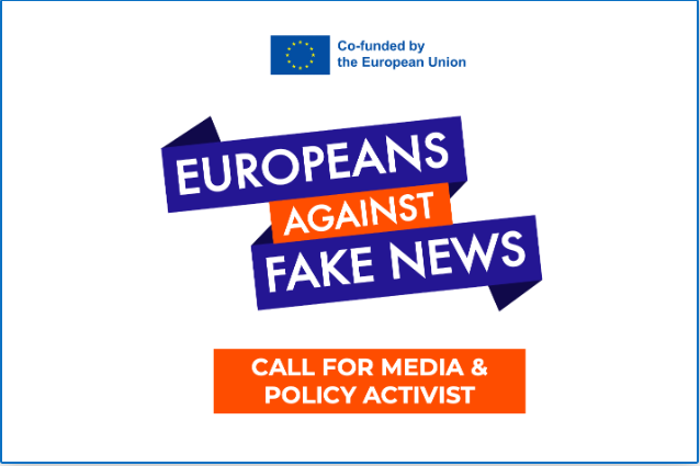 You are currently viewing Call for MEDIA AND POLICY ACTIVISTS @ “Europeans Against Fake News” Online Event