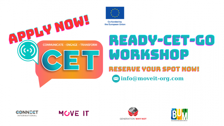 Read more about the article READY-CET-GO – Open call for workshop of Communicate- Engage- Transform (CET) Project