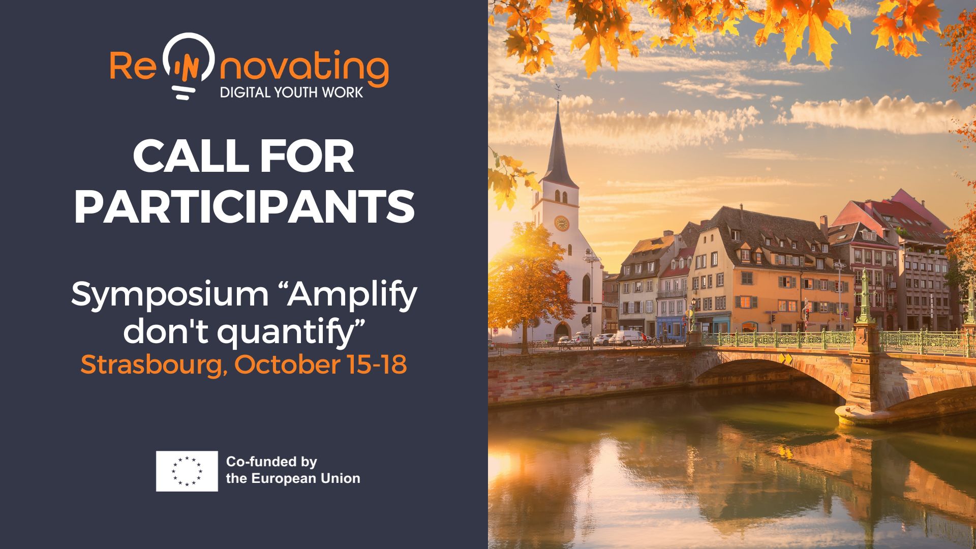 Read more about the article Call for participants – Re(in)novating Symposium “Amplify don’t quantify”
